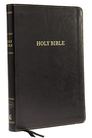 KJV Holy Bible: Large Print Thinline, Black Leathersoft, Red Letter, Comfort Print: King James Version by Thomas Nelson, 9780718098070