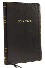 KJV Holy Bible: Large Print Thinline, Black Leathersoft, Red Letter, Comfort Print: King James Version by Thomas Nelson, 9780718098070