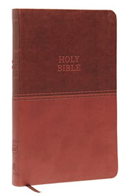 KJV Holy Bible: Value Thinline, Brown Leathersoft, Red Letter, Comfort Print: King James Version (Holy Bible, King James Version) by Thomas Nelson, 9780718098193