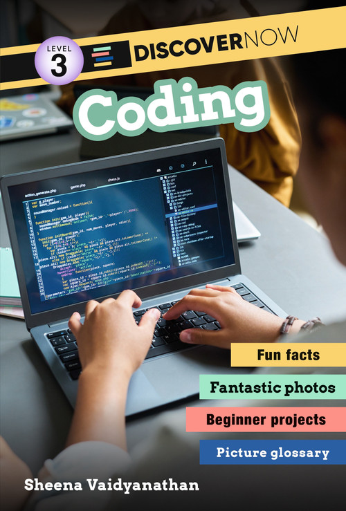 Discover Now: Coding by Sheena Vaidyanathan, 9781536248425