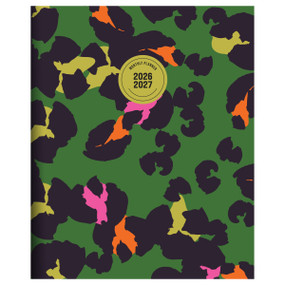 July 2026 - June 2027 Lucky Leopard Large Monthly Planner by TF Publishing, 9798889616870