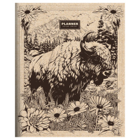 July 2026 - June 2027 Wild Bison Large Monthly Planner by TF Publishing, 9798889616887
