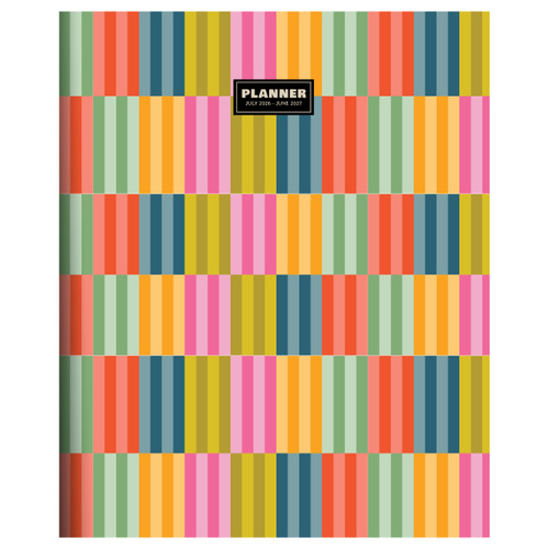 July 2026 - June 2027 Blocked Colors Large Monthly Planner by TF Publishing, 9798889617990