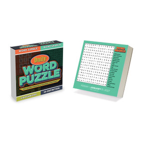 2027 Daily Word Puzzle Daily Desktop Calendar by TF Publishing, 9798889616597