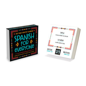 2027 Spanish Words Daily Desktop Calendar by TF Publishing, 9798889616672