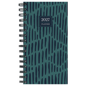2027 Blue Streak Small Weekly Monthly Planner by TF Publishing, 9798889618386