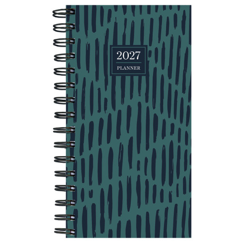 2027 Blue Streak Small Weekly Monthly Planner by TF Publishing, 9798889618386