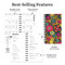 2027 Funk & Floral Small Weekly Monthly Planner by TF Publishing, 9798889618393