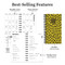 2027 Spots of Dots Small Weekly Monthly Planner by TF Publishing, 9798889618416