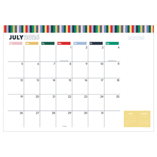 2027 Artisan Legacy Medium Desk Pad Monthly Blotter Calendar by TF Publishing, 9798889617402