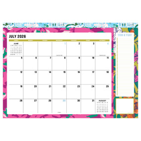 2027 Long Weekend Medium Desk Pad Monthly Blotter Calendar by TF Publishing, 9798889617419