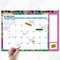 2027 Long Weekend Medium Desk Pad Monthly Blotter Calendar by TF Publishing, 9798889617419