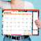 2027 Long Weekend Medium Desk Pad Monthly Blotter Calendar by TF Publishing, 9798889617419