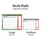 2027 Long Weekend Medium Desk Pad Monthly Blotter Calendar by TF Publishing, 9798889617419