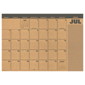 2027 Maximal Mirage Medium Desk Pad Monthly Blotter Calendar by TF Publishing, 9798889617426