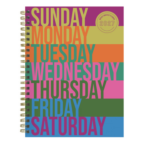 2027 All Week Long Medium Weekly Monthly Planner by TF Publishing, 9798889617143