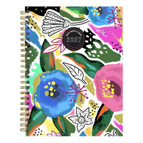 2027 Graphic Petals Medium Weekly Monthly Planner by TF Publishing, 9798889617150