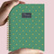 2027 Lilac Leopard Medium Weekly Monthly Planner by TF Publishing, 9798889617167