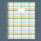 2027 Pastel Plaid Medium Weekly Monthly Planner by TF Publishing, 9798889617181