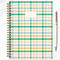 2027 Pastel Plaid Medium Weekly Monthly Planner by TF Publishing, 9798889617181