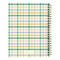 2027 Pastel Plaid Medium Weekly Monthly Planner by TF Publishing, 9798889617181