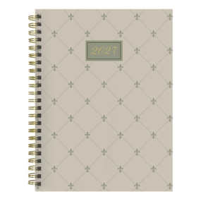 2027 Fleur de Lis Medium Weekly Monthly Planner by TF Publishing, 9798889617211