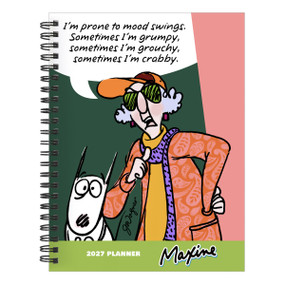 2027 Maxine Medium Weekly Monthly Planner by John Wagner, 9798889619109