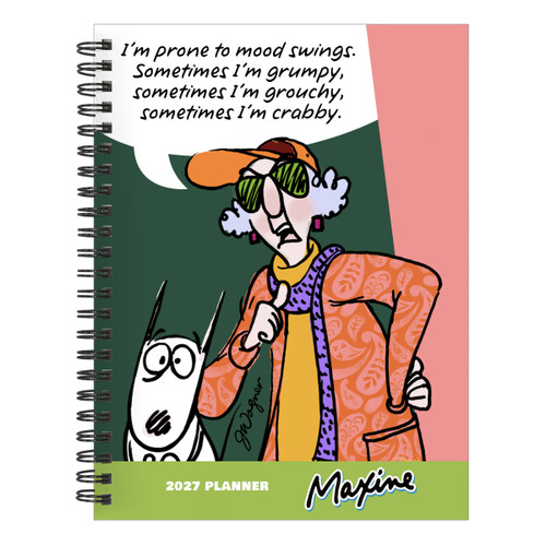 2027 Maxine Medium Weekly Monthly Planner by John Wagner, 9798889619109