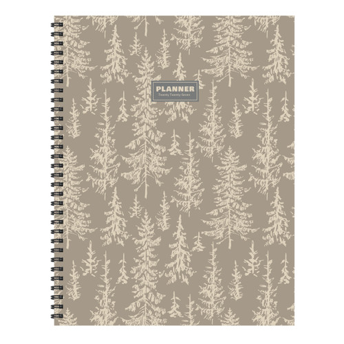 2027 Foggy Forest Large Weekly Monthly Planner by TF Publishing, 9798889617235