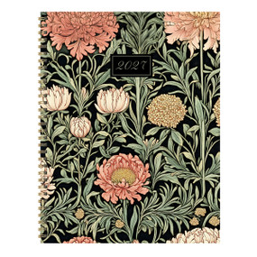 2027 Formal Flowers Large Weekly Monthly Planner by TF Publishing, 9798889617341