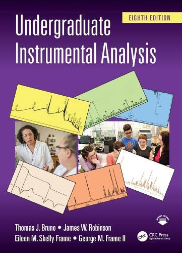 Undergraduate Instrumental Analysis by Thomas J. Bruno, James W. Robinson, George M. Frame II, Eileen M. Skelly Frame, 9781032036953