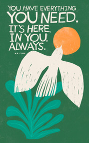 Write Now Journal: "You have everything you need. It's here, in you, always." -M.H. Clark by COMPENDIUM, 9781966077640