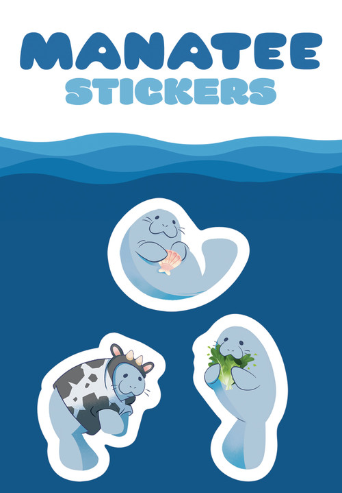Manatee Stickers by Amber Maine, 9780486857329