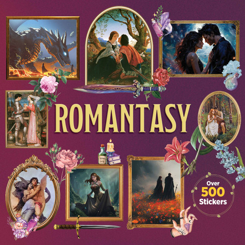 Romantasy Stickers (Over 500 Stickers) by Dover Publications, 9780486857466