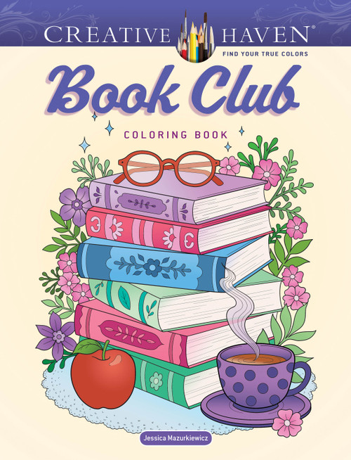 Creative Haven Book Club Coloring Book by Jessica Mazurkiewicz, 9780486858159