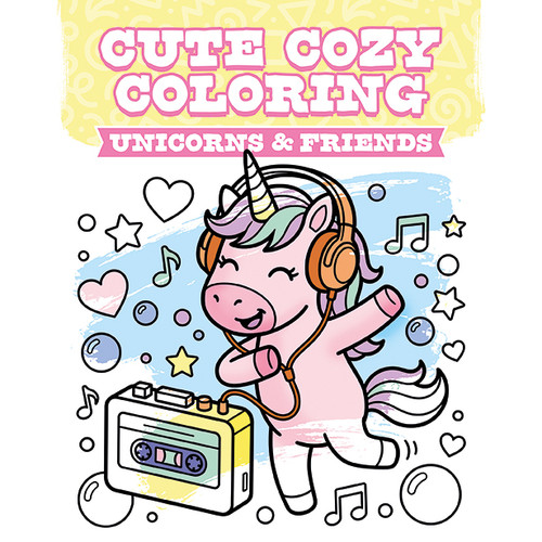 Cute Cozy Coloring: Unicorns & Friends by , 9781784947569