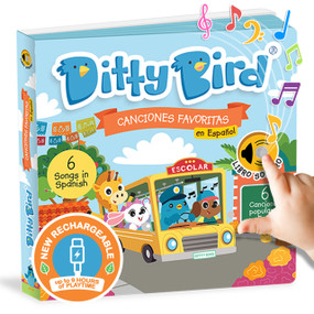 Ditty Bird | Canciones Favoritas | Interactive Musical Sound book for toddlers 1- 3 | Bilingual Libro sonoro en español Las Ruedas del Autobús by Ditty Bird, 9781911729075