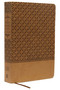 KJV Study Bible, Large Print, Leathersoft, Tan, Thumb Indexed, Red Letter (Second Edition) by Thomas Nelson, 9780529106537