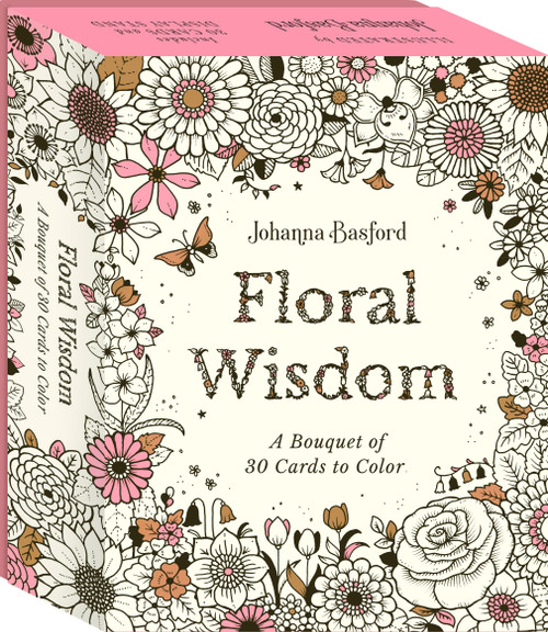 Johanna Basford's Floral Wisdom (30 Botanical Affirmation Cards to Color) by Johanna Basford, 9781805706984