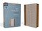 NIV, Thinline Bible, Compact, Leathersoft, Brown/White, Zippered, Red Letter, Comfort Print by Zondervan, 9780310463368