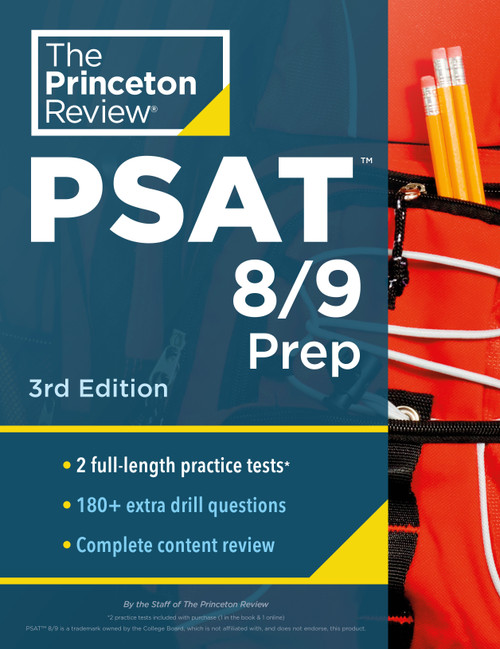 Princeton Review PSAT 8/9 Prep, 3rd Edition (2 Practice Tests + Content Review + Strategies for the Digital PSAT 8/9) by The Princeton Review, 9798217237036