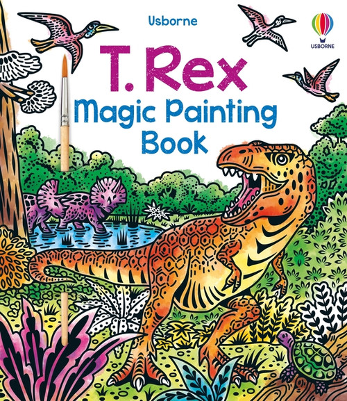 T. Rex Magic Painting Book by Sam Baer, Nilesh Mistry, 9781835404683