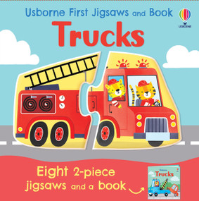 Usborne First Jigsaws and Book: Trucks by Abigail Wheatley, Elisa Ferro, 9781835405208