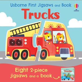 Usborne First Jigsaws and Book: Trucks by Abigail Wheatley, Elisa Ferro, 9781835405208