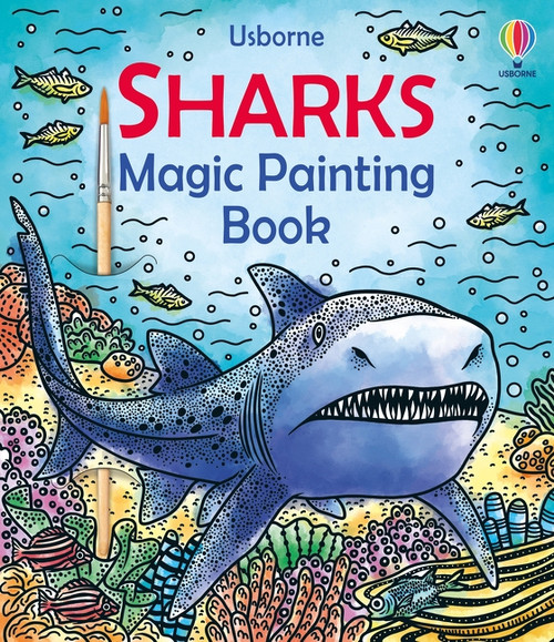 Sharks Magic Painting Book by Sam Baer, Laura Tavazzi, 9781836050469