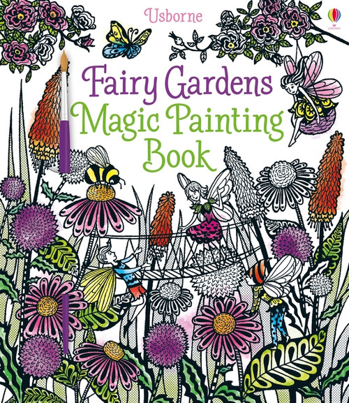 Fairy Gardens Magic Painting Book by Lesley Sims, Barbara Bongini, 9781836050629