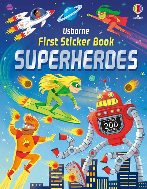 First Sticker Book Superheroes by Kate Nolan, Valeria Danilova, 9781836050575