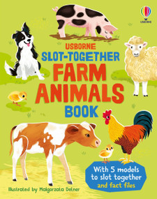 Slot-together Farm Animals Book by Abigail Wheatley, Malgorzata Detner, 9781836051701