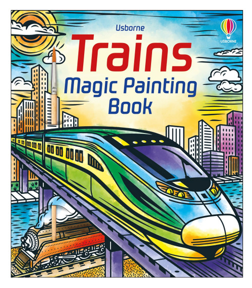 Trains Magic Painting Book by Andy Tudor, Sam Baer, 9781836052074