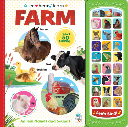 Farm (See Hear Learn) by Brendan Kearney, Jaye Garnett, Cottage Door Press, 9798890196033